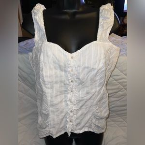 Bianca Nygard Button Front Tank Top